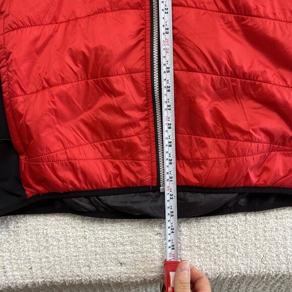 SWIX Quilted Jacket Mens XL Red Full Zip Insulated Lightweight Cross-Country Ski - Picture 10 of 13